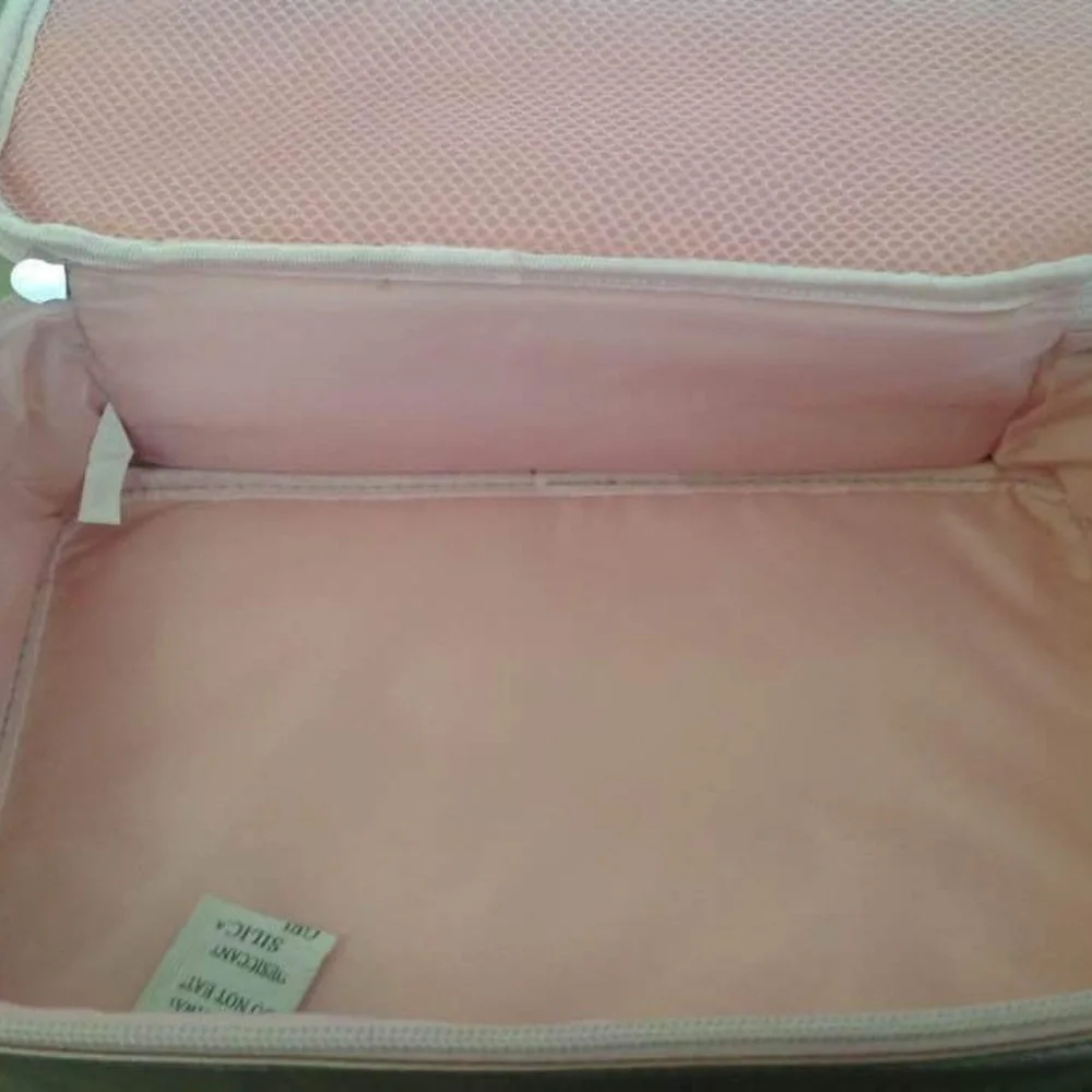 Mally Beauty Pink Train Cosmetics Travel Case / BRAND NEW